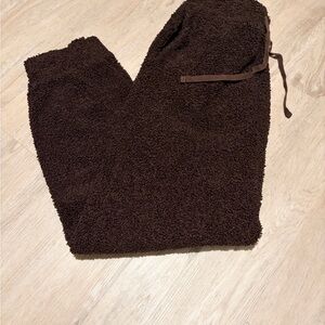 Cozy Brown Fleece Pants